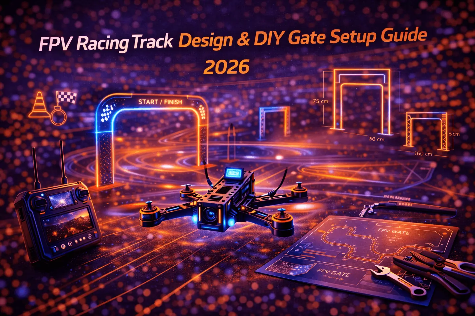 FPV Racing Track Design & DIY Gate Setup Guide 2026