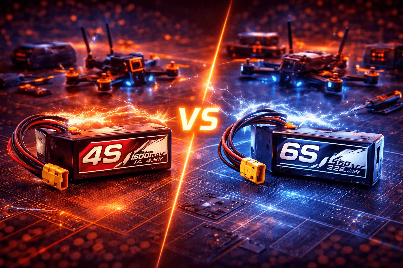 4S vs 6S LiPo Battery for FPV: Which Voltage Is Right ?