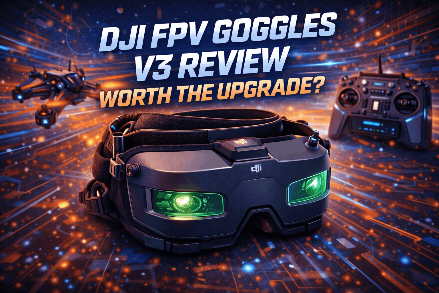 DJI FPV Goggles V3 Review: Worth the Upgrade ?