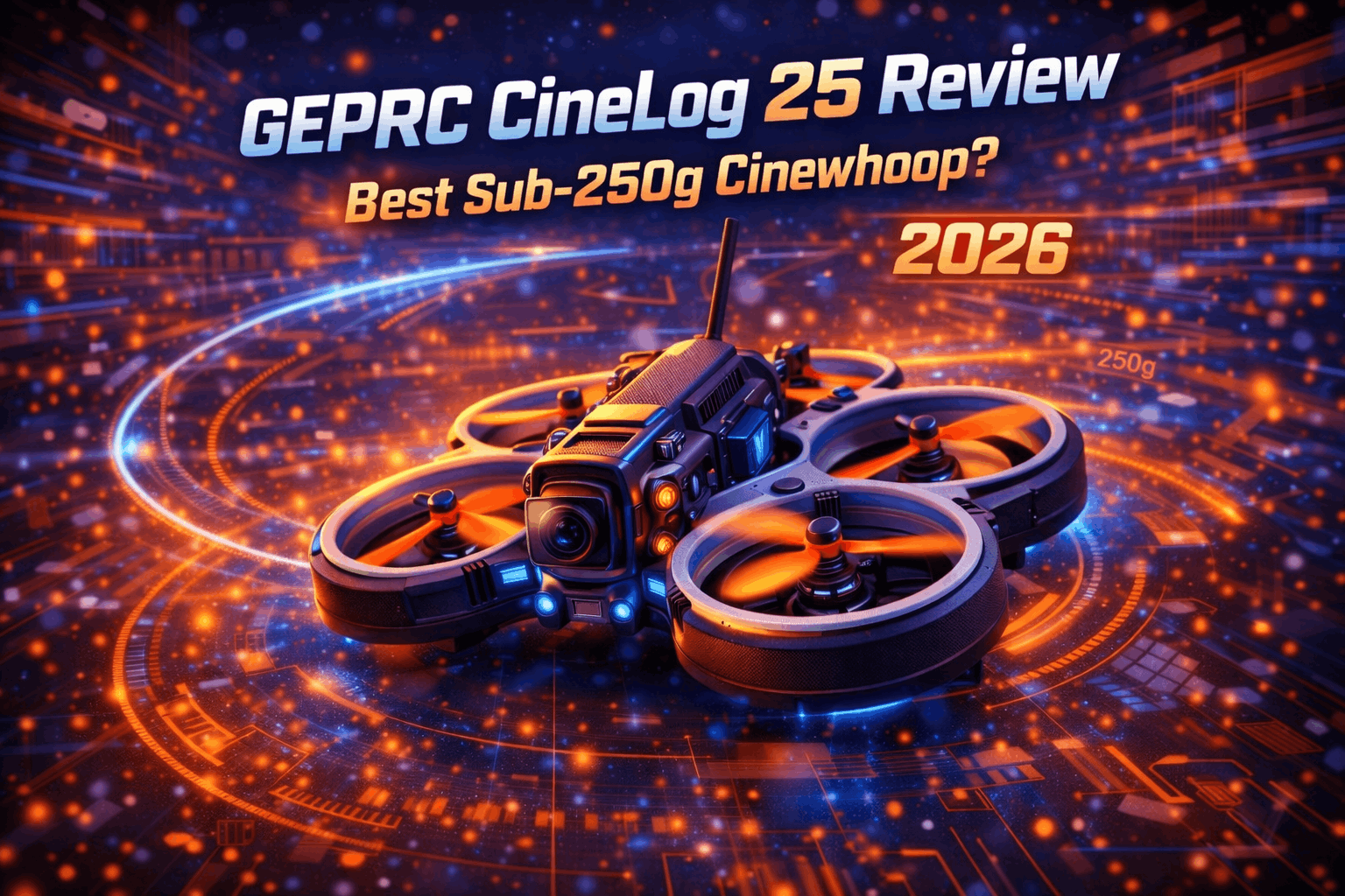 GepRC CineLog 25 Review: Best Sub-250g Cinewhoop ?