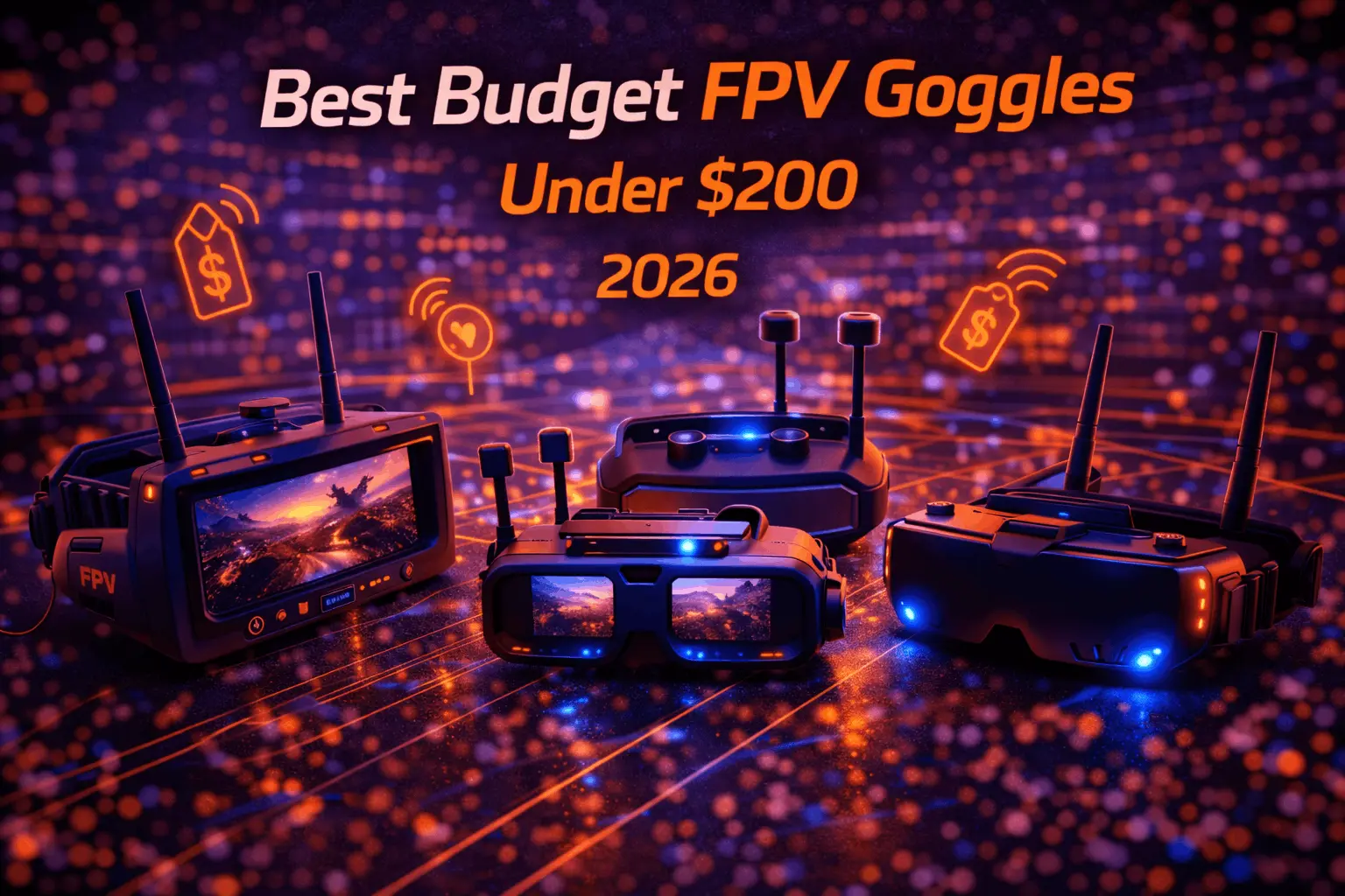 Best Budget FPV Goggles Under $200 (2026)